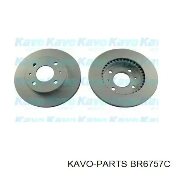 BR-6757-C Kavo Parts диск тормозной передний