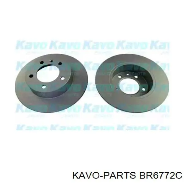 Диск тормозной задний Kavo Parts BR6772C
