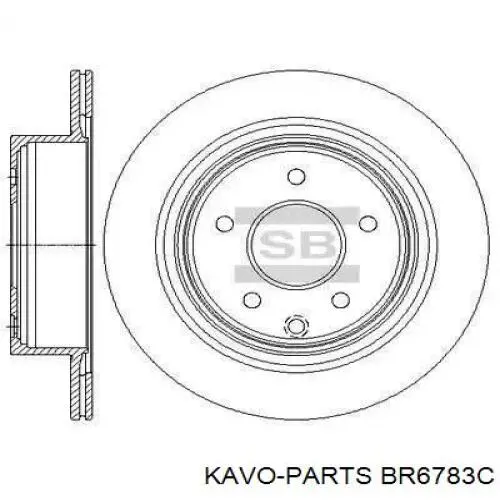 BR6783C Kavo Parts Дисковый тормоз