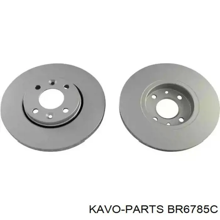 BR6785C Kavo Parts disco do freio dianteiro