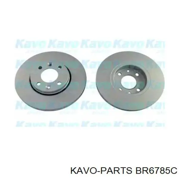 Freno de disco delantero BR6785C Kavo Parts