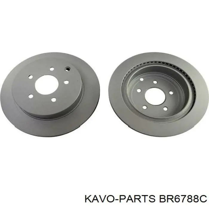 Диск тормозной задний Kavo Parts BR6788C