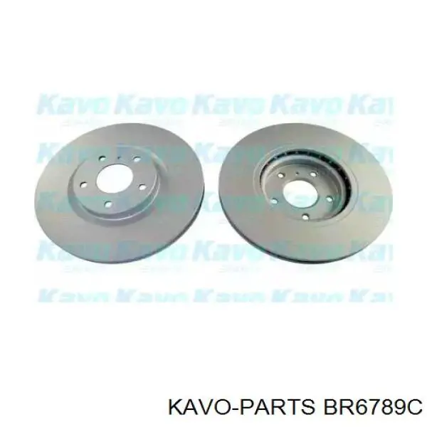 Передние тормозные диски BR6789C Kavo Parts