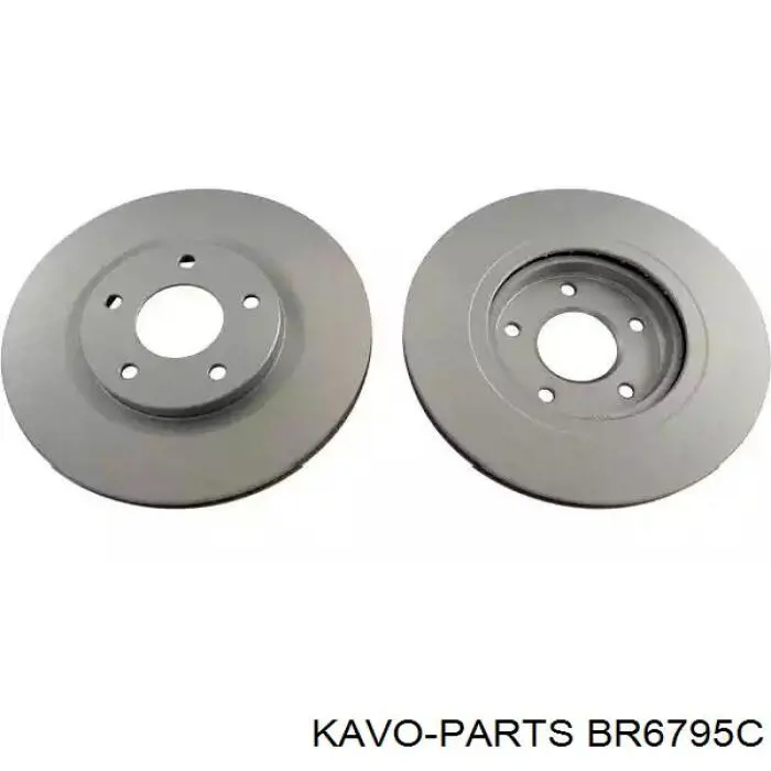 BR6795C Kavo Parts disco do freio dianteiro