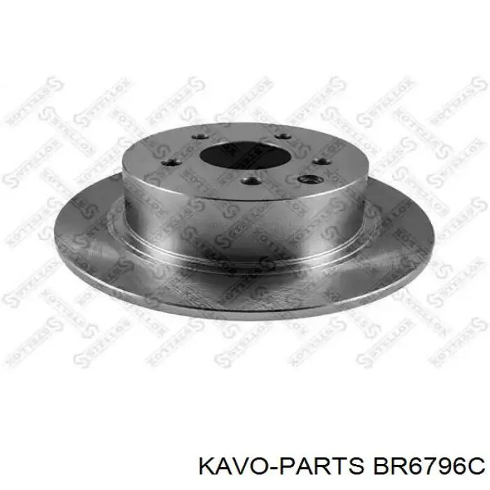 Задний тормозной диск Kavo Parts BR6796C цена, от 27.27 USD