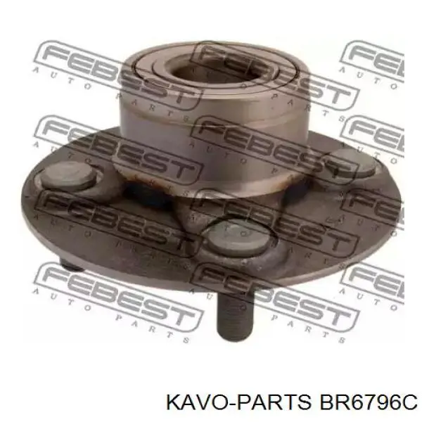 Тормозные диски BR6796C Kavo Parts