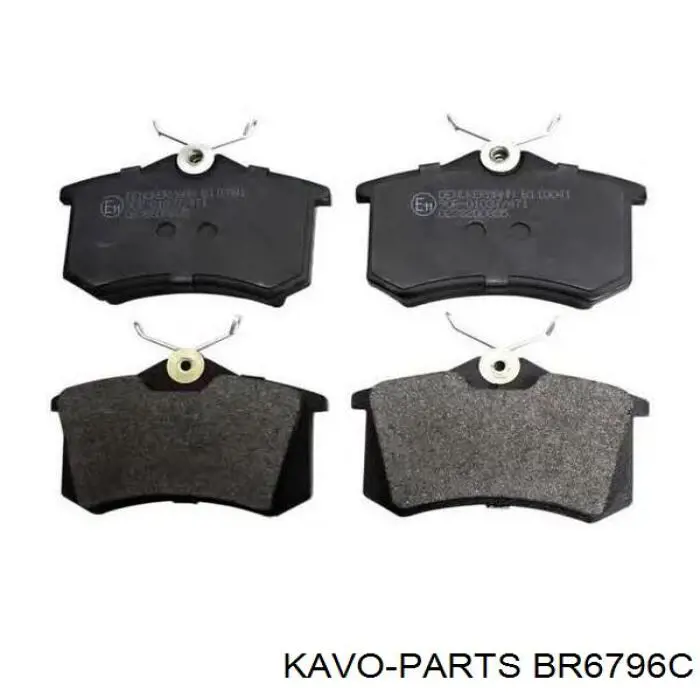 Задний тормозной диск Kavo Parts BR6796C цена, от 27.27 USD