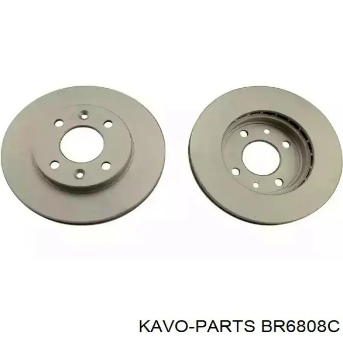 Передние тормозные диски BR6808C Kavo Parts