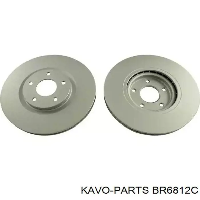 BR-6812-C Kavo Parts disco do freio dianteiro