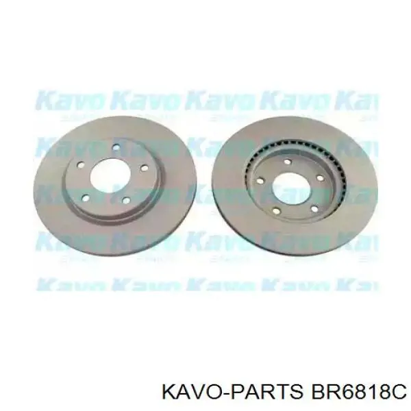 Передние тормозные диски BR6818C Kavo Parts