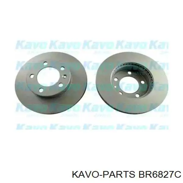 Передние тормозные диски BR6827C Kavo Parts