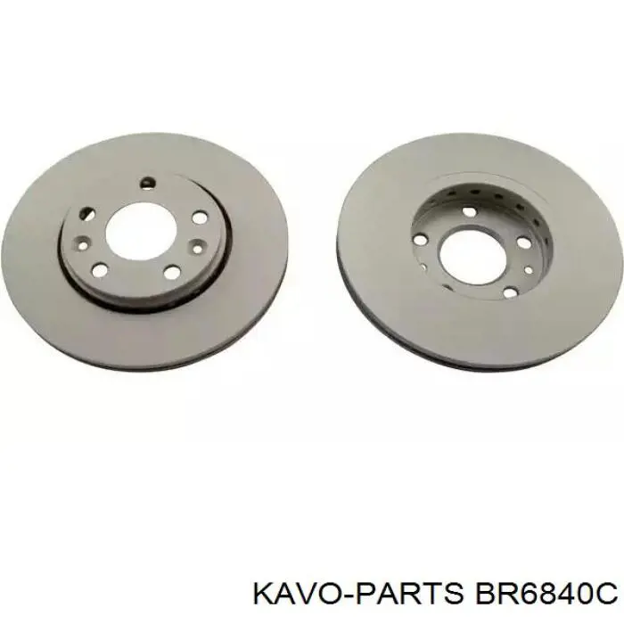 Передние тормозные диски BR6840C Kavo Parts