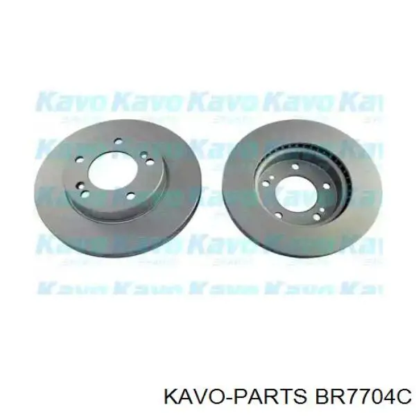 Передние тормозные диски BR7704C Kavo Parts