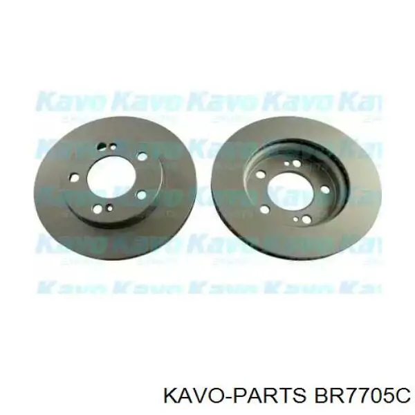 Передние тормозные диски BR7705C Kavo Parts