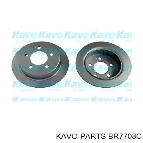 Диск тормозной задний Kavo Parts BR7708C