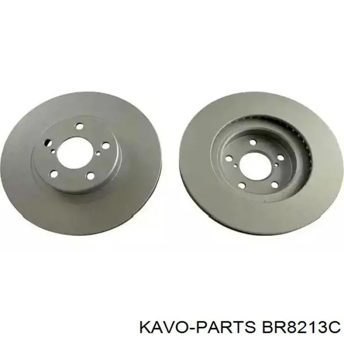 Передние тормозные диски BR8213C Kavo Parts