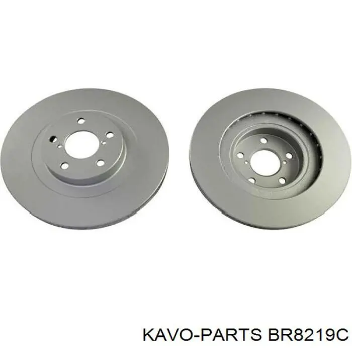 Freno de disco delantero BR8219C Kavo Parts