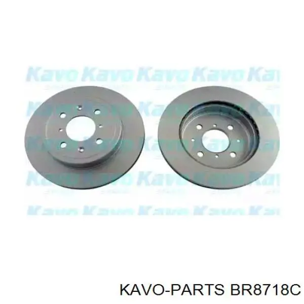 Передние тормозные диски BR8718C Kavo Parts