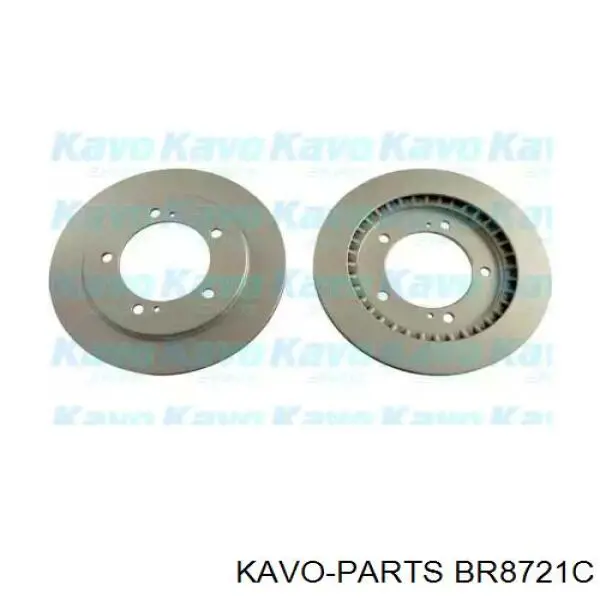 Передние тормозные диски BR8721C Kavo Parts