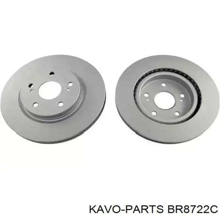 BR-8722-C Kavo Parts диск тормозной передний