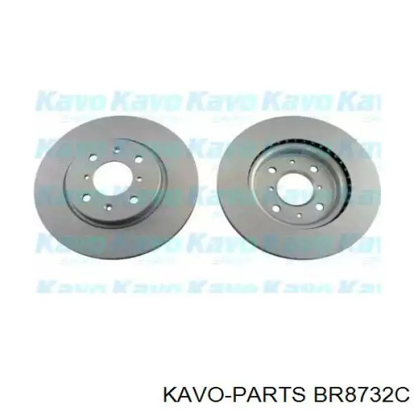 Передние тормозные диски BR8732C Kavo Parts