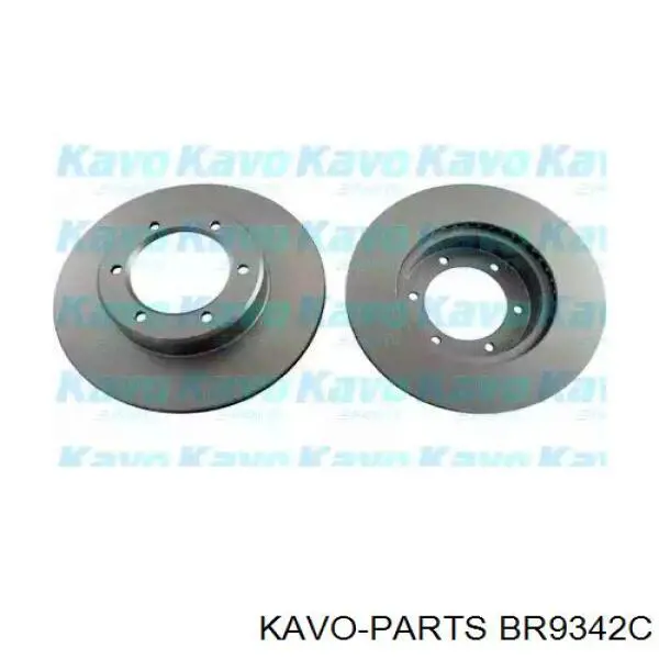 Передние тормозные диски BR9342C Kavo Parts