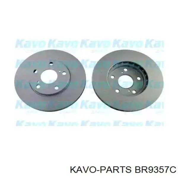 Freno de disco delantero BR9357C Kavo Parts