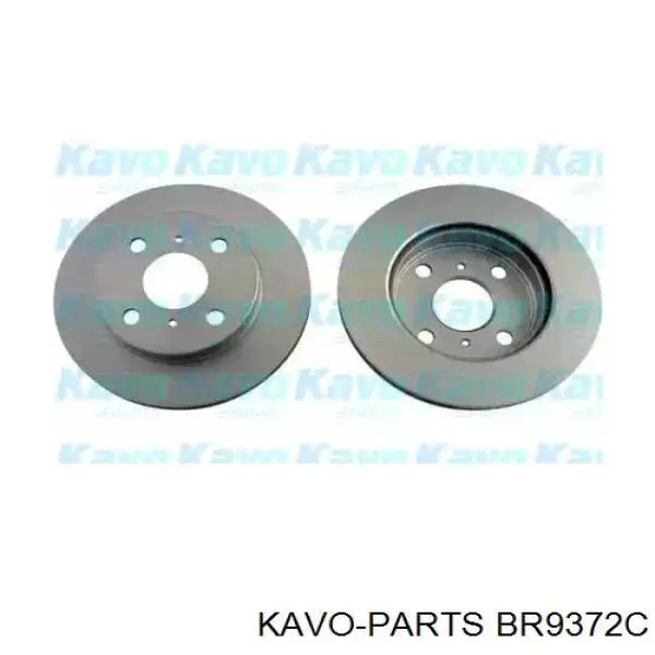 Передние тормозные диски BR9372C Kavo Parts