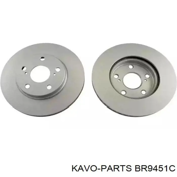 BR-9451-C Kavo Parts disco do freio dianteiro