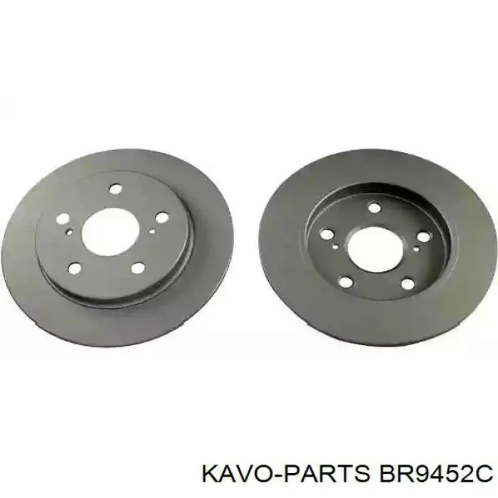 Диск тормозной задний Kavo Parts BR9452C