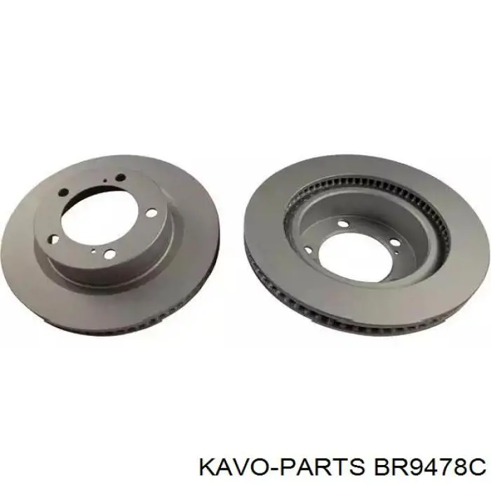 BR-9478-C Kavo Parts диск тормозной передний