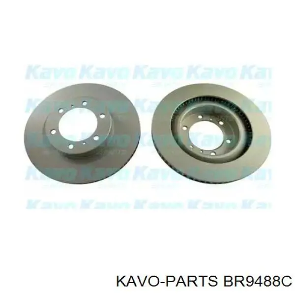 Freno de disco delantero BR9488C Kavo Parts