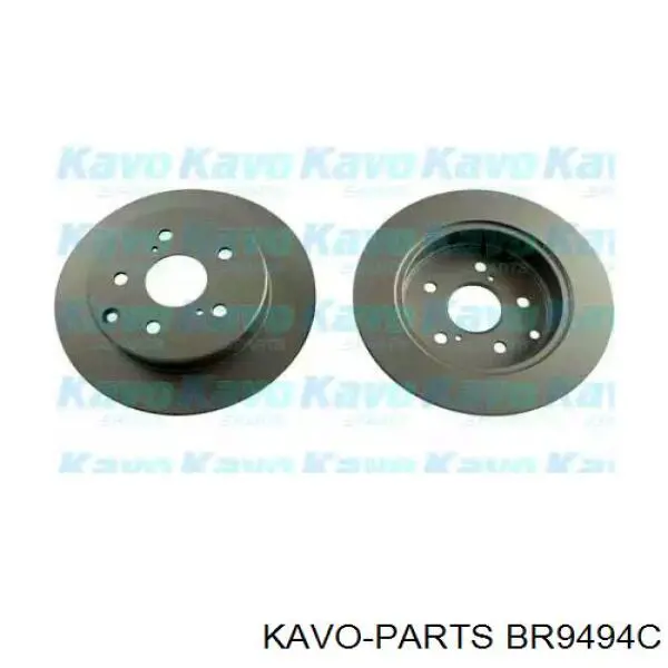 Диск тормозной задний Kavo Parts BR9494C