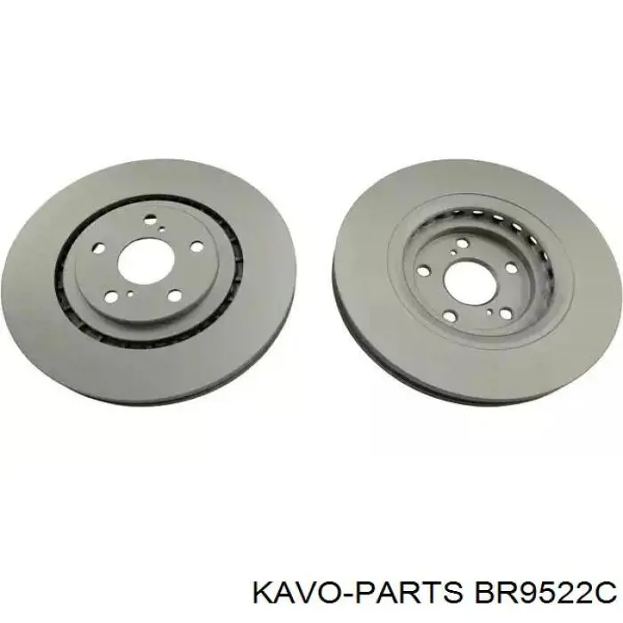 BR9522C Kavo Parts диск тормозной передний
