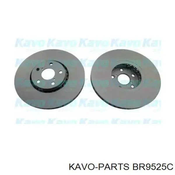 Передние тормозные диски BR9525C Kavo Parts