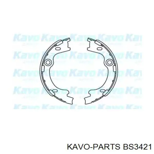 Колодки ручника (стояночного тормоза) Kavo Parts BS3421