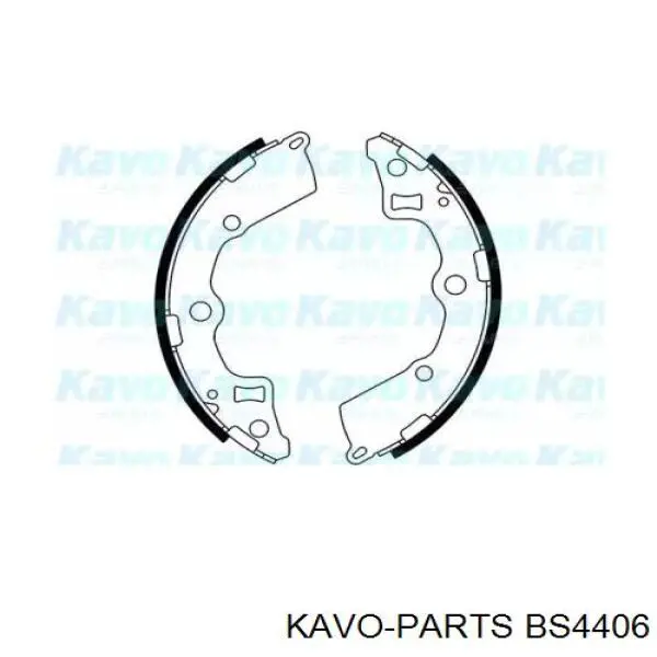 Задние барабанные колодки BS4406 Kavo Parts