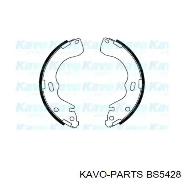 Задние барабанные колодки BS5428 Kavo Parts