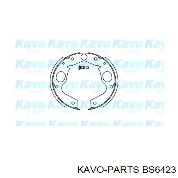 Колодки ручника BS6423 Kavo Parts