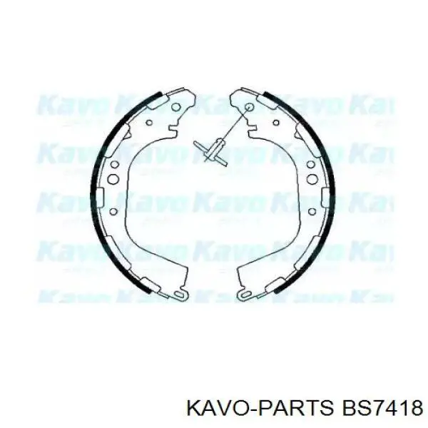 Колодки тормозные задние барабанные Kavo Parts BS7418