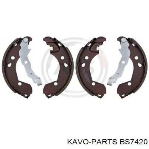 Задние барабанные колодки BS7420 Kavo Parts
