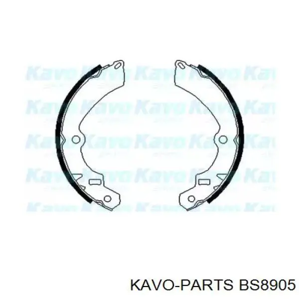 BS-8905 Kavo Parts колодки тормозные задние, барабанные