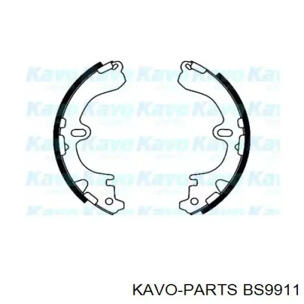 Задние барабанные колодки BS9911 Kavo Parts