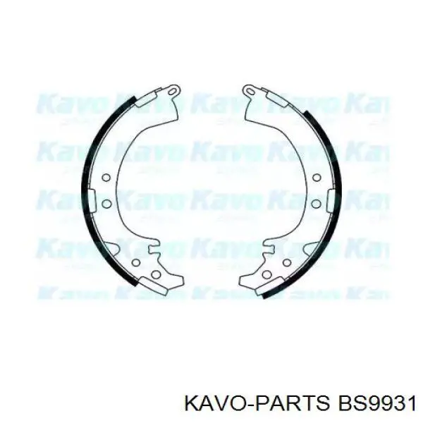 Задние барабанные колодки BS9931 Kavo Parts