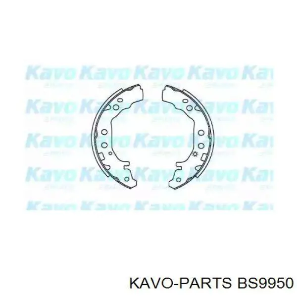 BS9950 Kavo Parts задние барабанные колодки