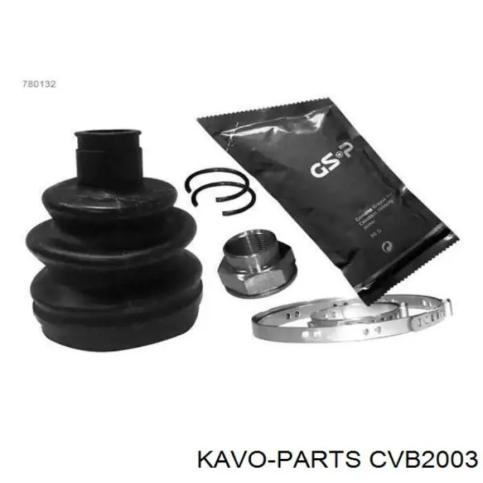 Fuelle, árbol de transmisión delantero exterior CVB2003 Kavo Parts