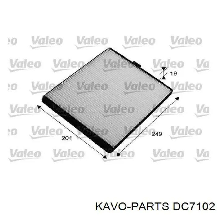 Воздушный фильтр салона Kavo Parts DC7102