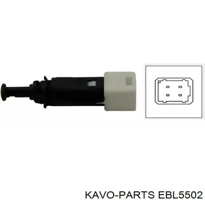 EBL-5502 Kavo Parts sensor de ativação do sinal de parada
