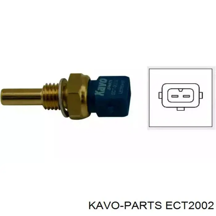 ECT-2002 Kavo Parts датчик температуры охлаждающей жидкости