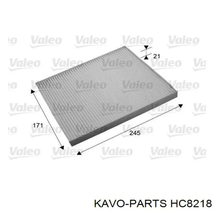 Воздушный фильтр салона Kavo Parts HC8218